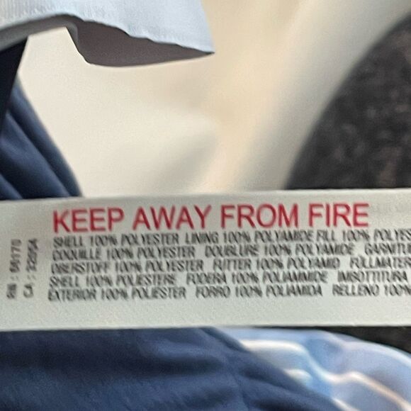 Free People FP Movement Indigo Patch Printed All Prepped Bib Overalls Blue White - Picture 14 of 15